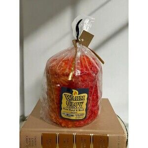 Warm Glow Candle Co Hearth Candle Rose Petal & Birch Scented Hand Dipped Indiana